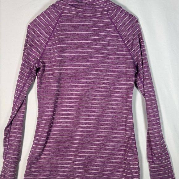 GapFit Purple Striped Pullover• Size Small - Picture 3 of 4